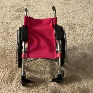 Pink Toy Wheelchair